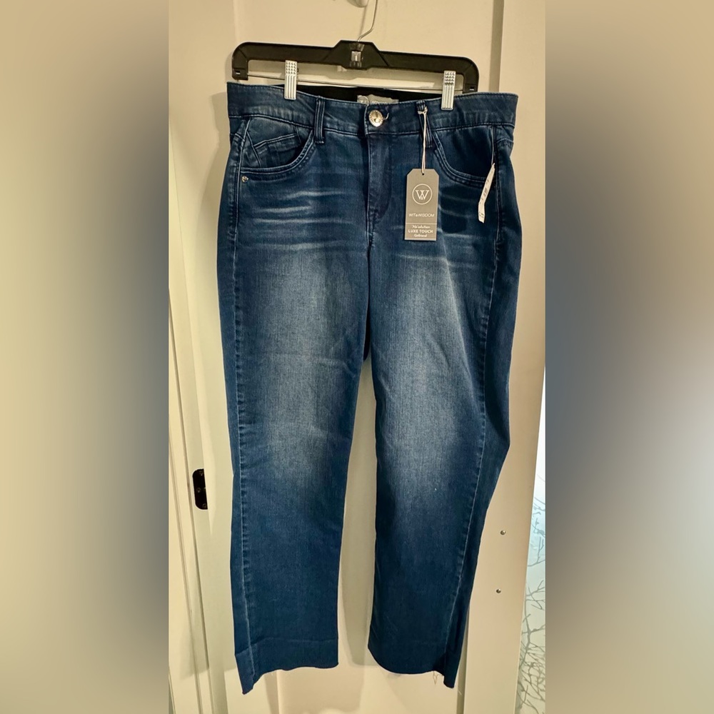 NWT WIT &Wisdom Ab-solution Luxe Touch girlfriend jeans Size 14w
